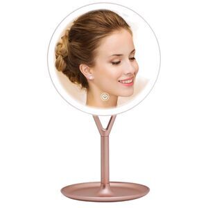 Impressions Vanity Clarity Round Makeup Mirror LED Light Cordless